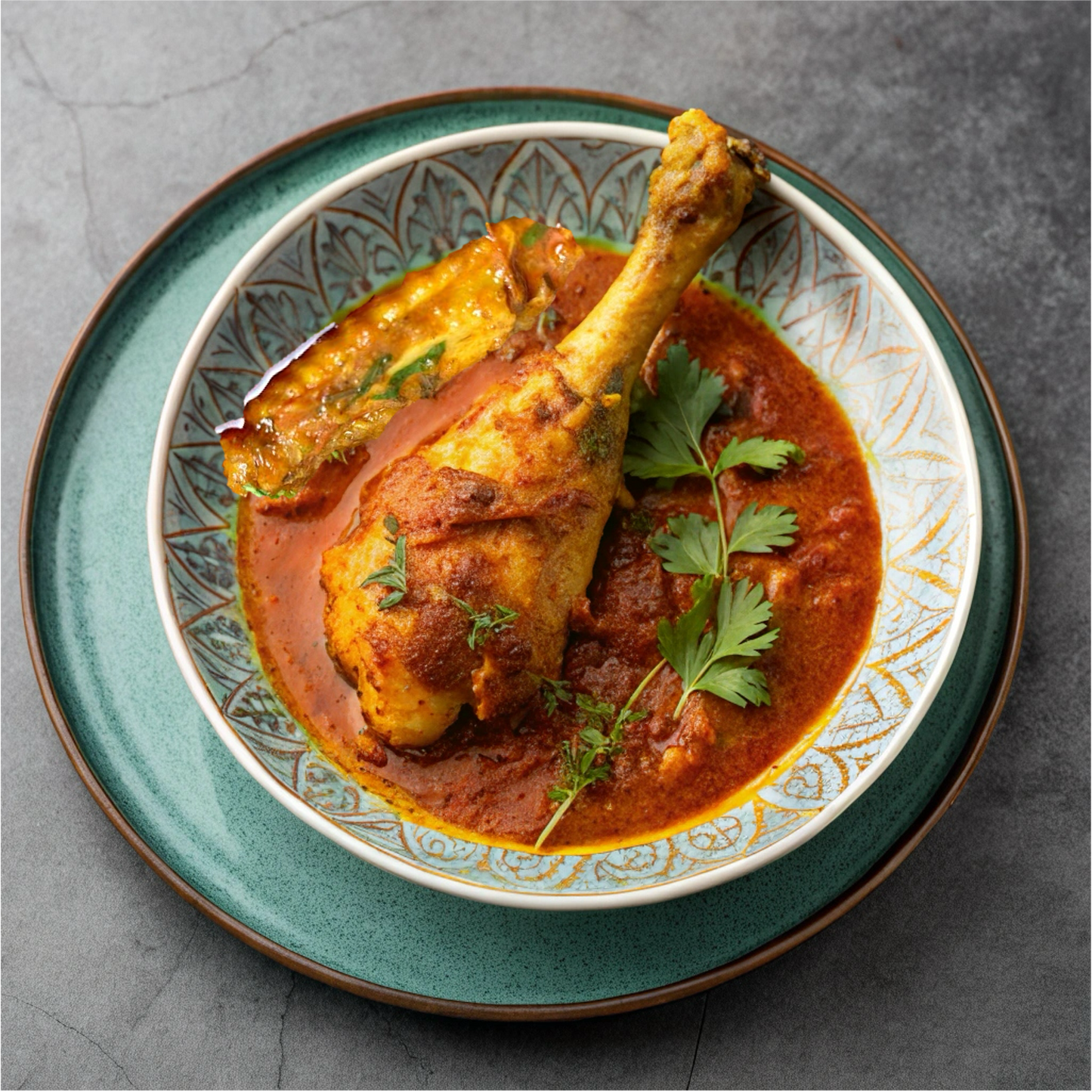 Waza Kokur With Organic Desi Murgh