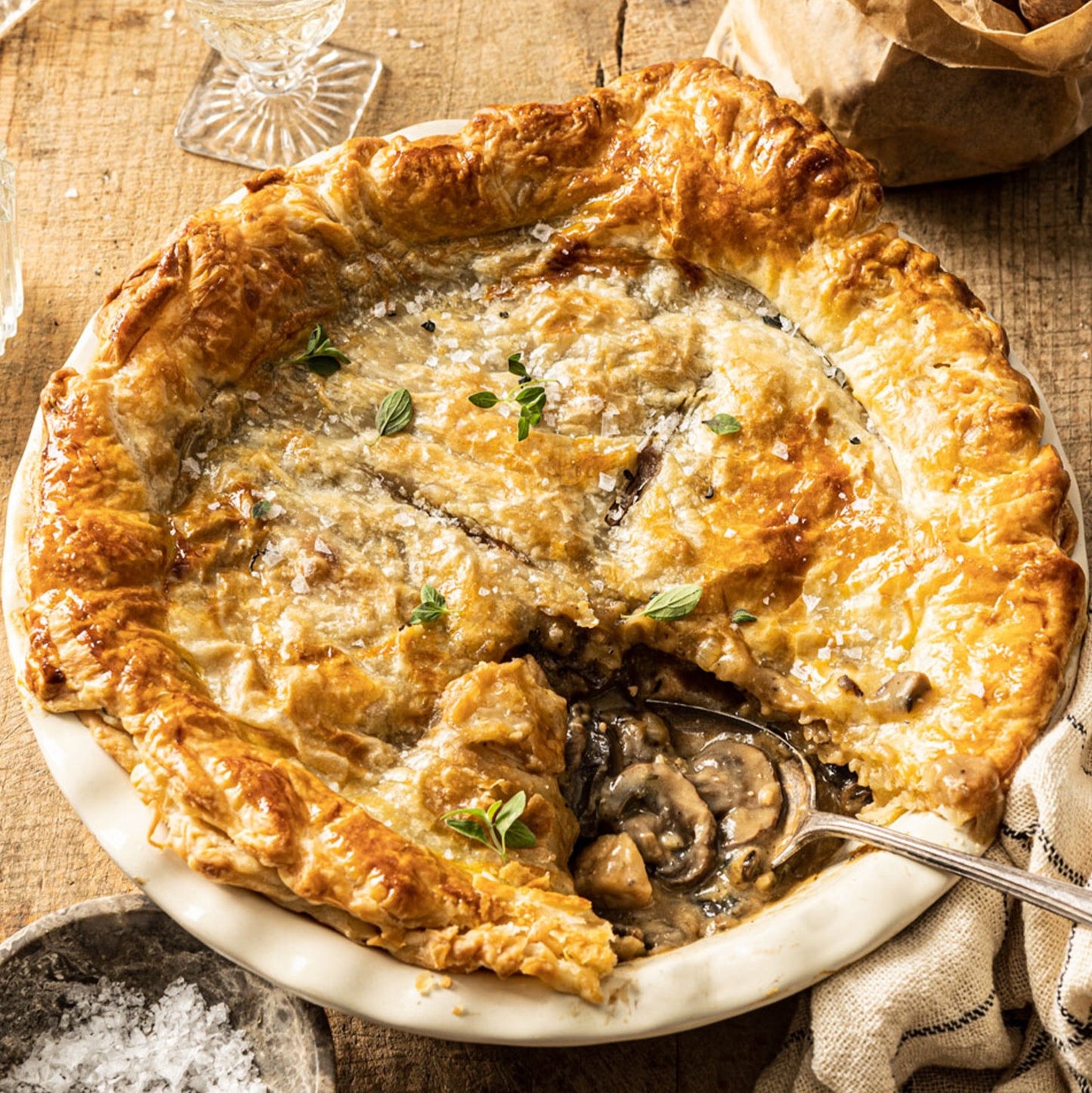 Wild Mushroom Potpie